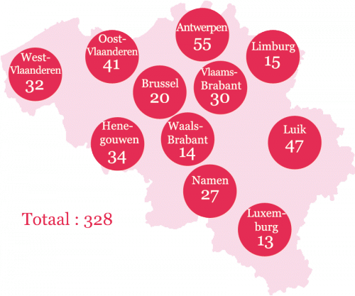 Map gebouwen (totaal = 328 gebouwen)